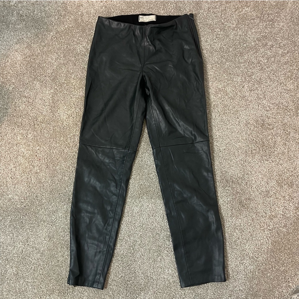 Free People faux leather pants
